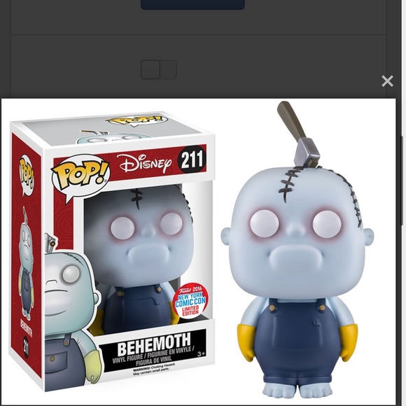 Funko Pop Behemoth #211 Disney Limited Edition Figure - Picture 2 of 10